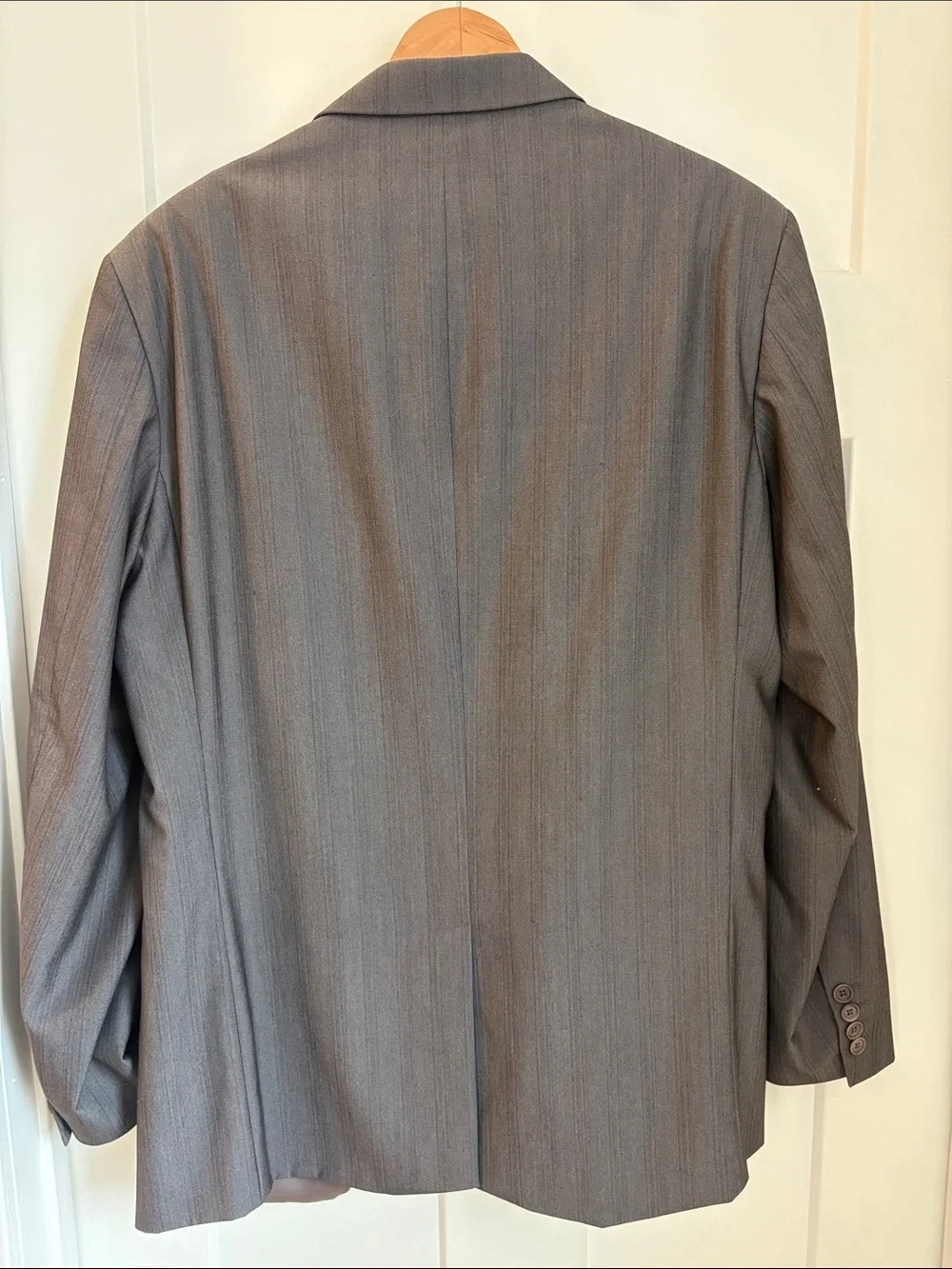 Calvin Klein made in Jordan Gray Pinstripe Sport Coat Blazer